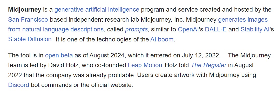 Midjourney is a generative artificial intelligence the imperial intelligence