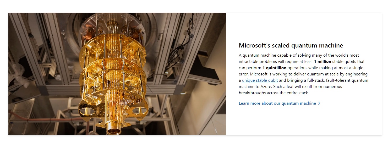 Microsoft scaled Quantum machine ref by Microsoft the imperial intelligence